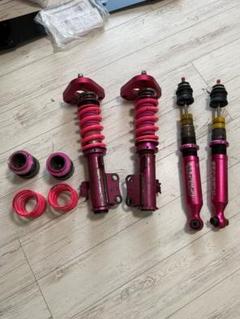 326POWER サスペンションスプリング 2本セット ピンク マーク2（JZX110)仏恥義理（ぶっちぎり） ヘルパー専用設計 24K