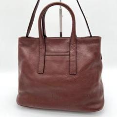 【美品】ヒロフ ハンドバッグ 2way セミショルダーバッグ ヴィンテージ 茶色