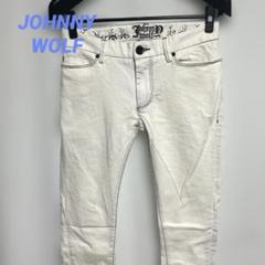 JOHNNY WOLF/ジョニーウルフ 裾ジップ ホワイト パンツ