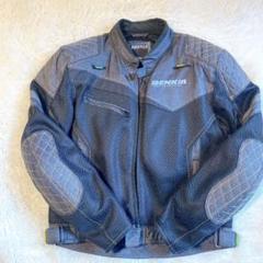 benkia 中古ジャケット デニム生地 XXL ライダースジャケット