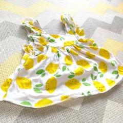 ZARA レモン柄 ノースリーブワンピース 2-3歳