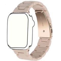 【新品】着画有✨Apple Watchバンド ピンクゴールド オフィスにも◎