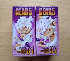 ワンピース ワーコレフィギュア ルフィ ギア5 メタリックカラー