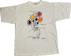 PABLO PICASSO ピカソ アート系''花束を持つ手’’ 90s M