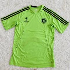 サッカーシャツ チェルシー CLモデル アディダスTシャツ ネオングリーン L