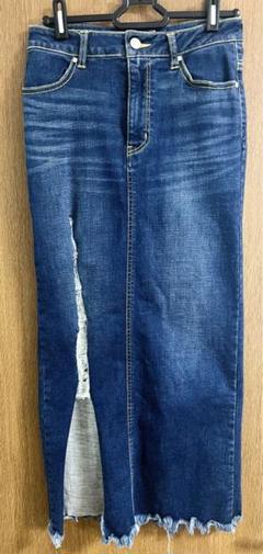 RESEXY 　ロング　デニムスカート　タイト　スリット入