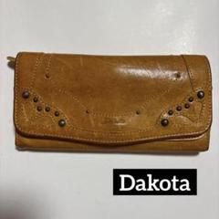 Dakota キャメル レザー 長財布