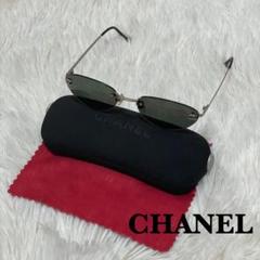 Chanel シャネル ココマーク サングラス 4003 CHANEL - CHANEL シャネル サングラス 眼鏡 ココマーク リムレス