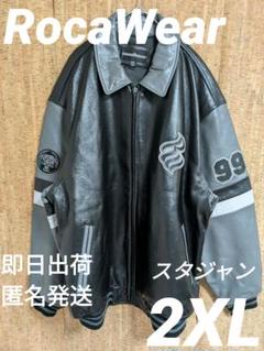 最終値下げ★ ROCAWEAR ロカウェア　ナイロンブルゾン　スタジャン 中古・古着通販】ROCA WEAR (ロカウェア) スタジャン ブラック