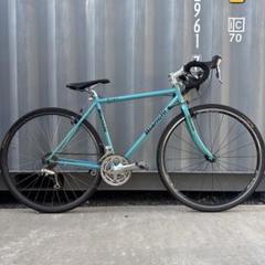 【完売】  BIANCHI メルカリ - 3x9段変速 補助ブレーキ搭載 ロードバイク Lupo 自転車本体