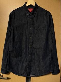 Supreme シュプリーム　半袖　デニム　シャツ 黒　M 2025年最新】supreme デニムシャツ mの人気アイテム - メルカリ