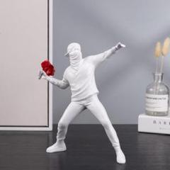 激レア　完売品　バンクシーフィギュア　専用箱　証明書付 5月25日再販 バンクシー スタチューフィギュア FLOWER BOMBER