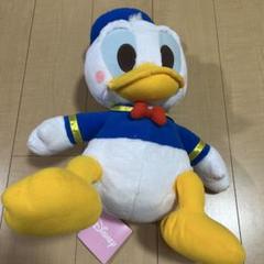 ディズニー　ドナルドダック　赤いほっぺ　LLぬいぐるみ