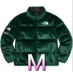 The North Face® Faux Fur Nuptse Jacket 緑