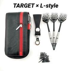 【TARGET × L-style】カスタム ダーツセット★ブラック レッド
