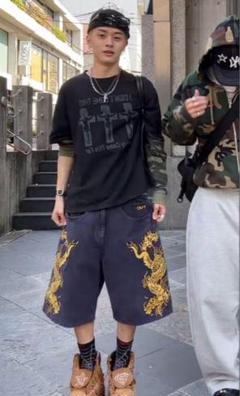 FUC fuck up clothes デニム ハーフパンツ jorts パンツ