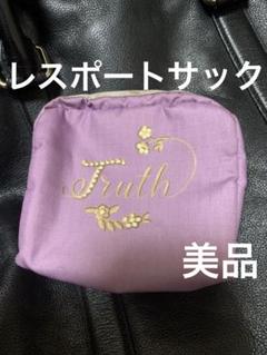 LeSportsac 紫 ポーチ 花柄　ポーチ。