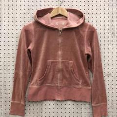 y2k 00's 平成 　セレカジギャル 古着 ジップアップ　ベロアパーカー