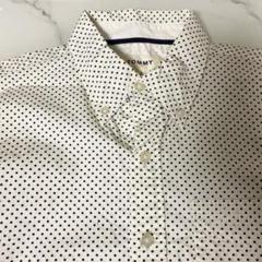 TOMMY HILFIGER ドット柄長袖シャツ