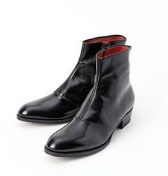ほぼ新品 Le Yucca's サイドジップブーツ 39 Le Yucca's(レユッカス) サイドジップブーツ Y28318 ブラック