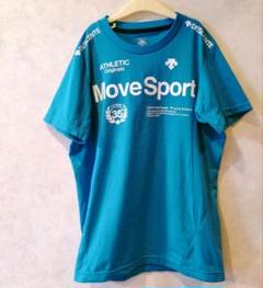 DESCENTE Move Sport Tシャツ S 青ブルー