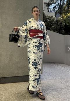KEITAMARUYAMA × Ameri IVORYFLOWER YUKATA KEITAMARUYAMA × Ameri IVORYFLOWER YUKATA - メルカリ