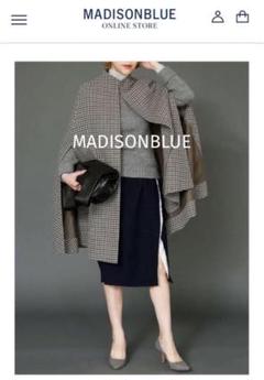 未使用品MADISONBLUE 黒 ケープコート 2025年最新】MADISON BLUE ポンチョ・ケープコートの人気