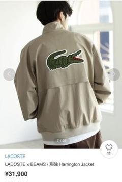 LACOSTE × BEAMS / Harrington Jacket