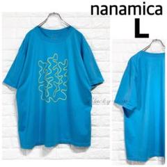 【未使用】ナナミカ MOUNTAIN YAMA 山 グラフィック Tシャツ L