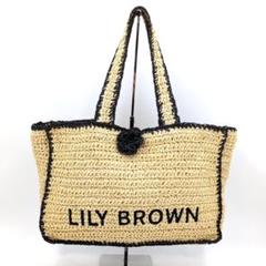 新品・未使用✨ リリーブラウン マリークアント 刺繍 かごバッグ 完売品 レア