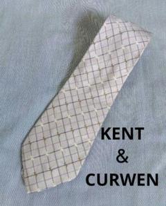 KENT＆CURWEN ネクタイ 犬柄 シルク 日本製