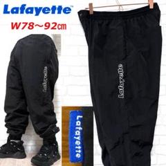 Lafayette ラファイエット アウトライン ロゴ ナイロン パンツL黒 ラファイエット アウトライン ロゴ クラシック ナイロン パンツ
