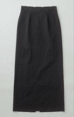 ë BIOTOPLingerie ブラック タイトロングスカート BIOTOP(ビオトープ) / 【yo BIOTOP】Velor long tight skirt