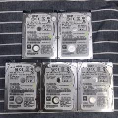 ① 5台! HGST HDD 2.5インチ 500GB 7mm
