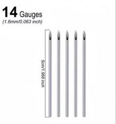 14ゲージ piassinngu needLe 14G 5本セット