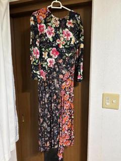 ZARA WOMAN フラワープリント ロングワンピース