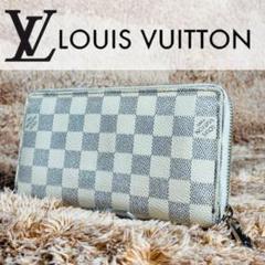 ルイヴィトン ダミエアズール スタッズ ホワイト 長財布 ジッピーウォレット 楽天市場】【中古】 未使用 LOUIS VUITTON ルイヴィトン ダミエ