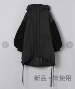 新品未使用　JEANASIS モンスターパーカーコートボア ブラック 新品未使用 JEANASIS モンスターパーカーコートボア ブラック