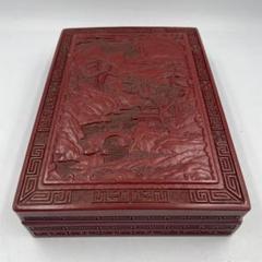 硯 すずり 木箱蓋付き 墨 書画 骨董（2025年最新】Yahoo
