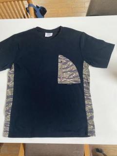 MMA マウンテンマーシャルアーツ カモ柄&ブラックTシャツ 胸ポケット ジップ