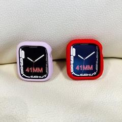 2個❣️AppleWatchケース 41MM ピンク レッド　アップルウォッチ