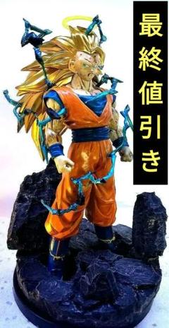 スーパーサイヤ人3孫悟空　全塗装＆エフェクトジオラマ付き