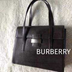 BURBERRY バーバリー トートバッグ レザー ハンドバッグ A4