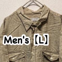 HP02【US輸入】COVINGTON　半袖シャツ【メンズL】ベージュ