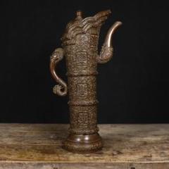 六臂護法 仏像 銅器 稀少品 重厚 極細工 工芸品 美術品 置物 仏事