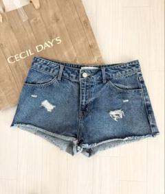 当時物 CECIL McBEE デニムショートパンツ y2k ミニスカート 当時物 CECIL McBEE デニムショートパンツ y2k ミニスカート