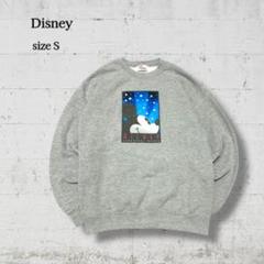 Disneyミッキー伝説のマウススウェットレディースS星柄ペールグレーF663