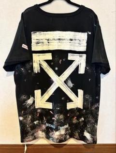 [送料込み]オフホワイト　ギャラクシー　ロングTシャツ　XSサイズ 送料込み]オフホワイト ギャラクシー ロングTシャツ XSサイズ