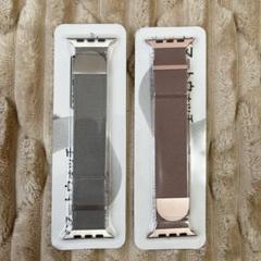 コンパチブル Apple Watch バンド ステンレス 2本 42mm
