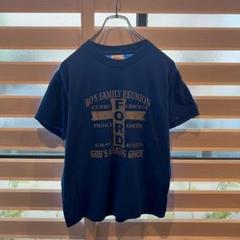Hanes BO'S FAMILY REUNION Tシャツ ブルー Lサイズ
